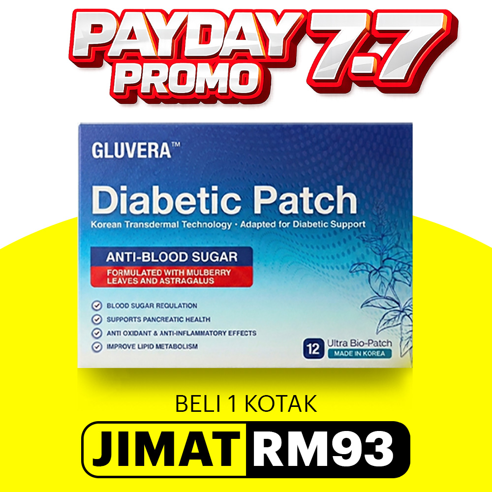 PAYDAY 7.7 CEGAH (1 KOTAK GLUVERA DIABETIC PATCH)