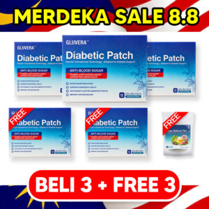 MERDEKA SALES SEMBUH : 3 KOTAK + FREE 2 KOTAK + FREE HERBAL TEA